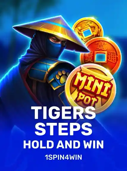Tigers Steps Hold And Win game tile